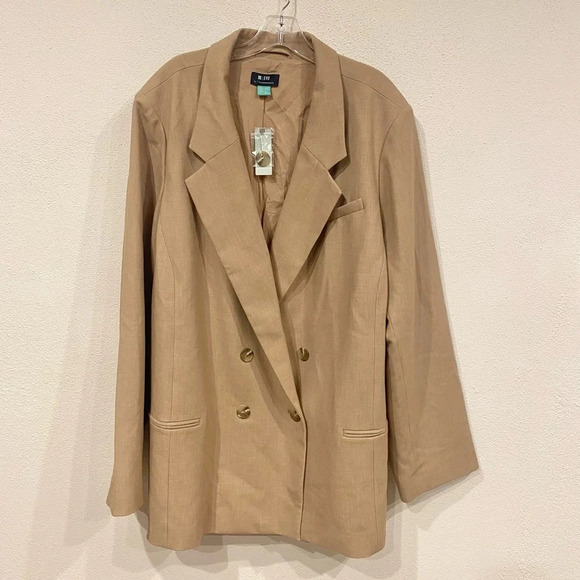 NWT Anthopologie Maeve Double-Breasted Blazer Size 26W - Picture 2 of 6